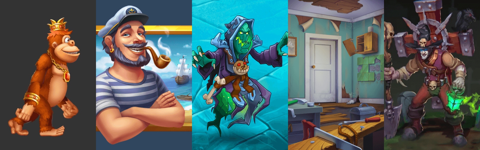 2D Animation examples — game art & animation