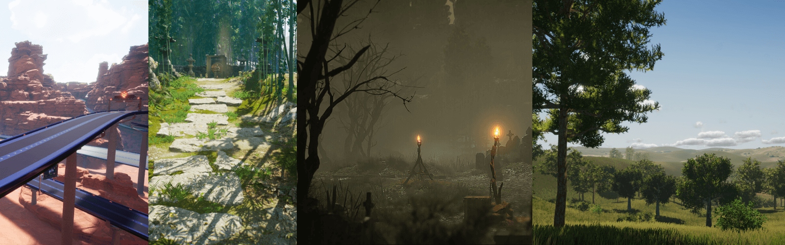 3D Environments examples — game art & animation