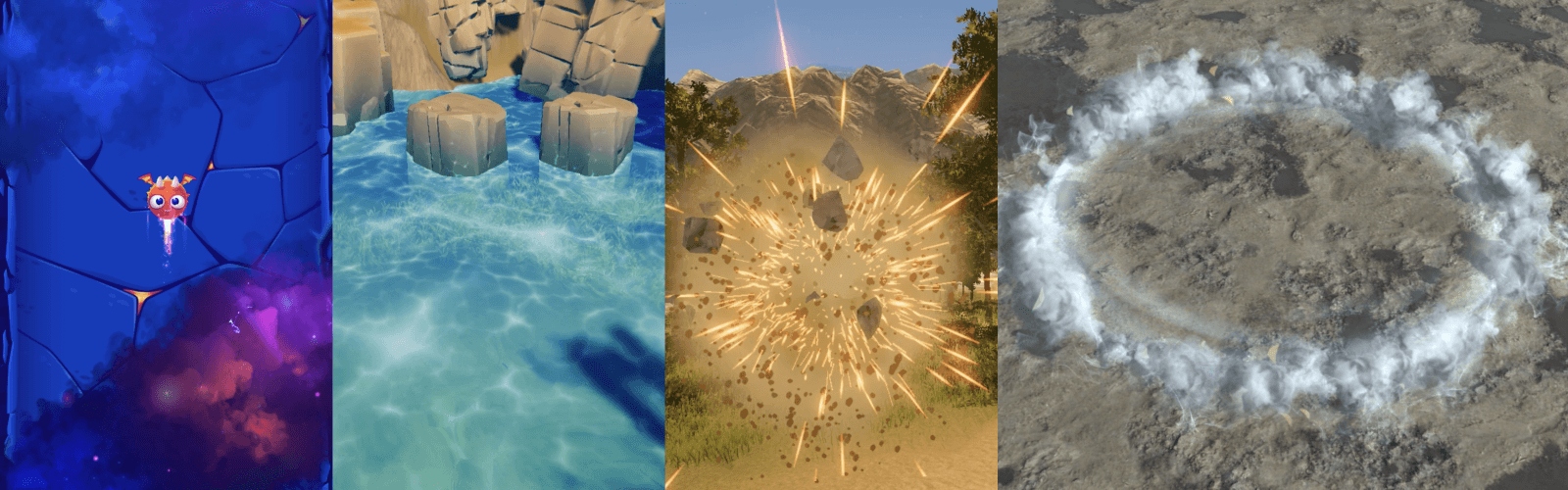 VFX examples — game art & animation