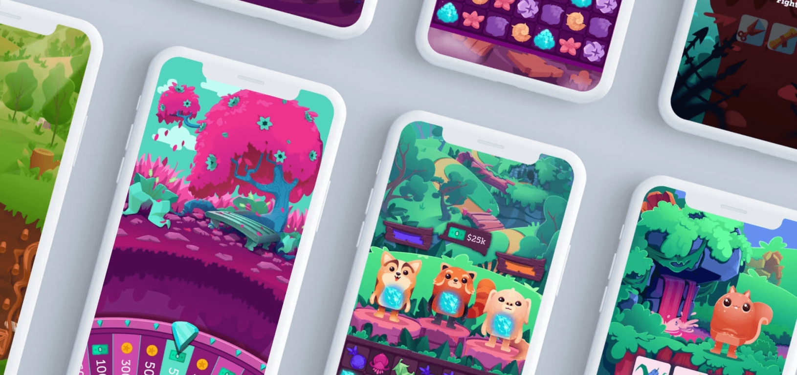 Long Game — banking app with mini games