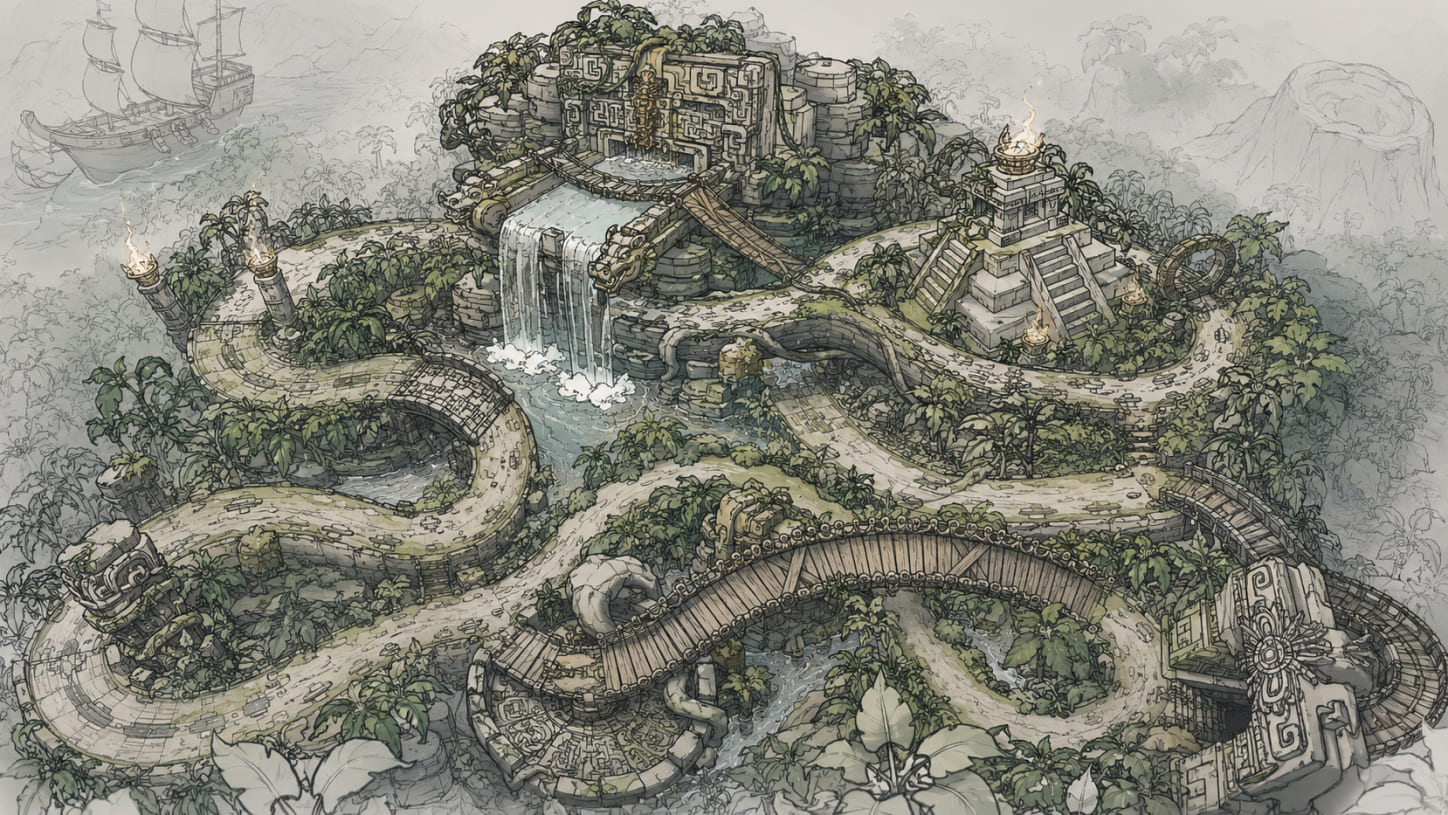Concept art for iOS games