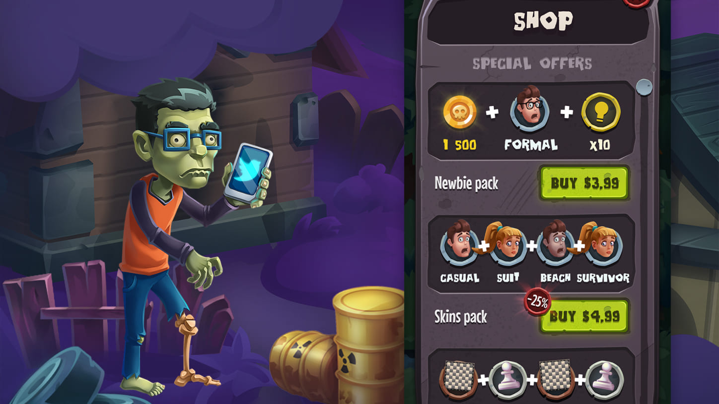 iOS game asset design